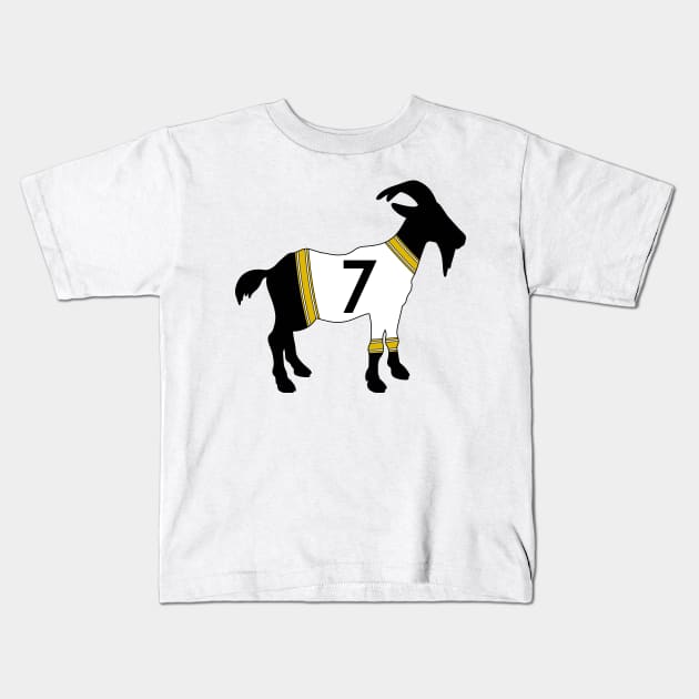 Ben Roethlisberger GOAT Kids T-Shirt by slawisa